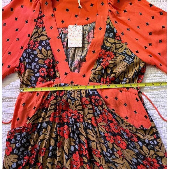 NWTO Free People Talulla Printed Mini Dress - Picture 9 of 10